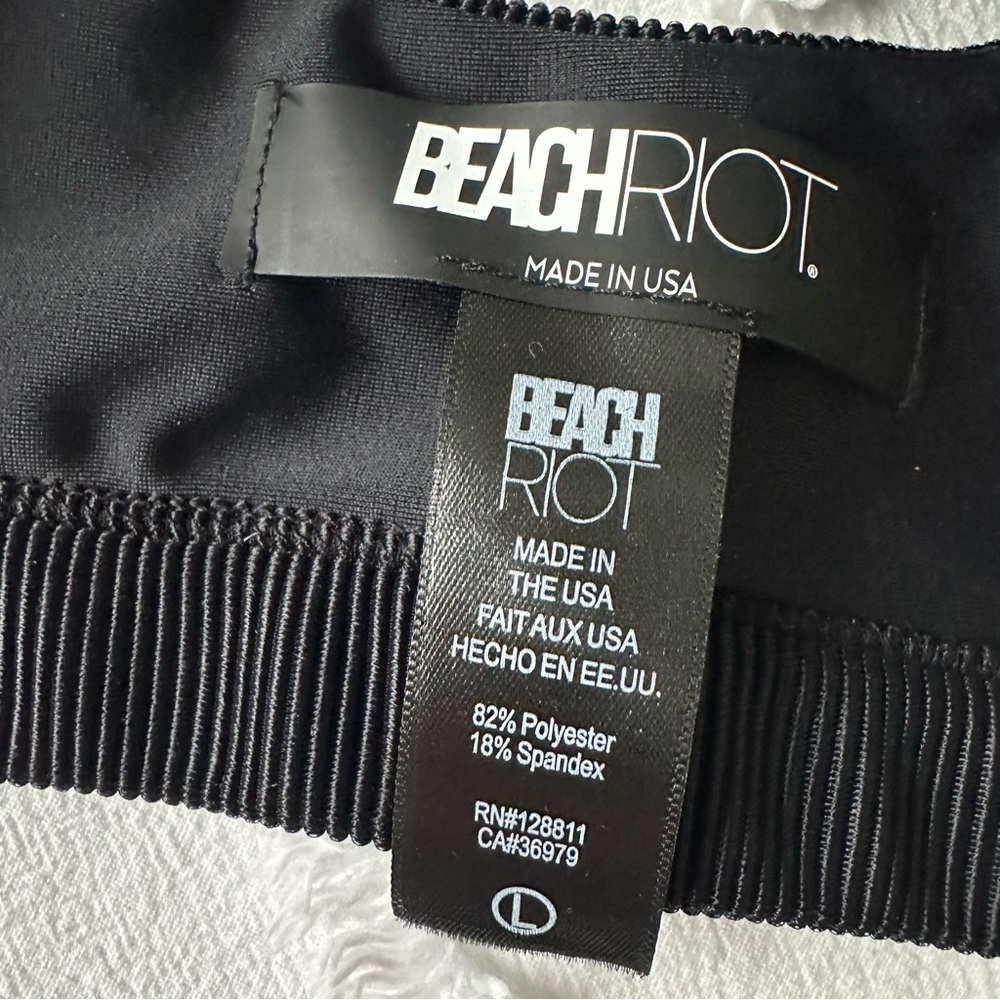 Beach Riot black Peyton bikini top - Picture 5 of 5